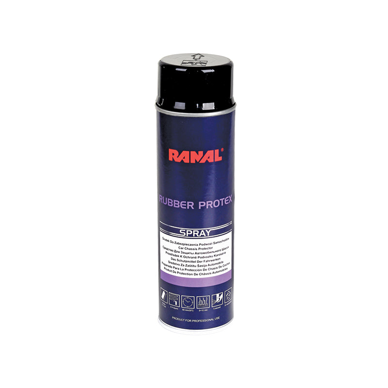 Preparat do zabezpieczeń Rubber Protex spray czarny 500ml