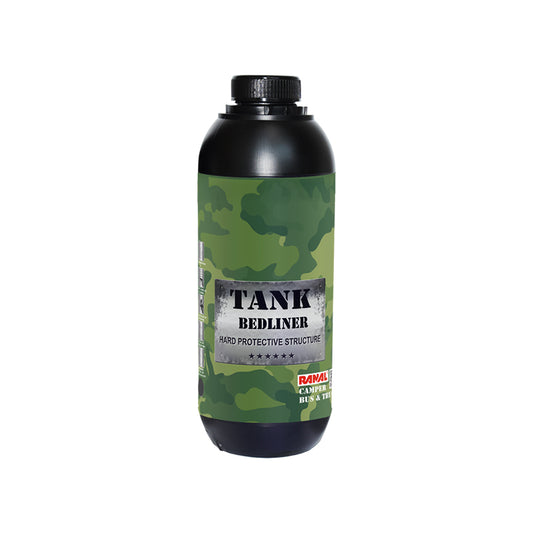 Emalia poliuretanowa Tank Bedliner Czarny zestaw z utwardzaczem 1L