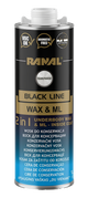 Wosk do konserwacji podwozia 2w1 Ranal Black Line Transparent 1l